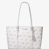 Jet Set Large Printed Signature Logo Tote Bag