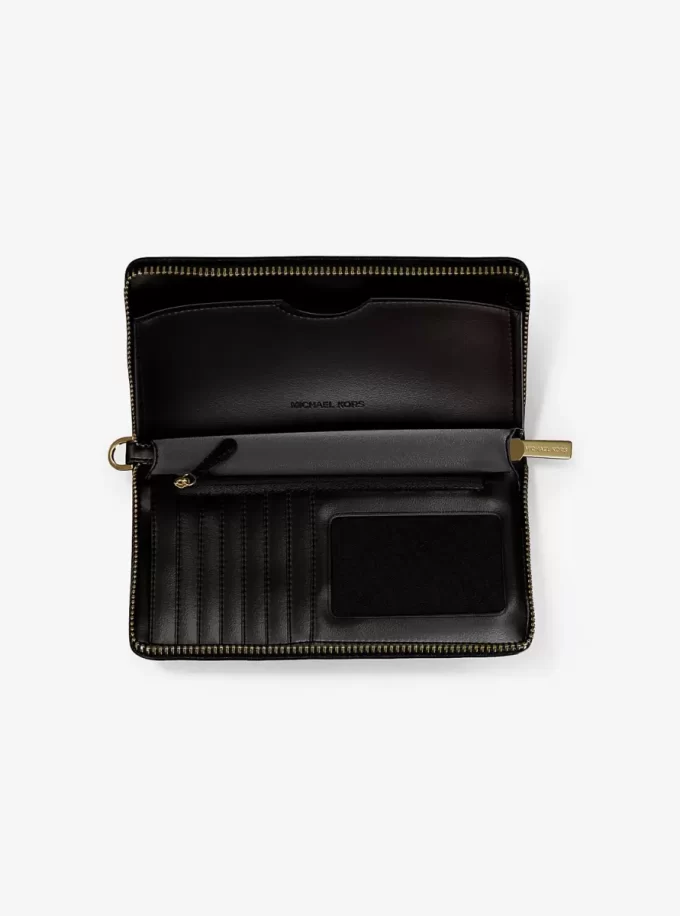 Jet Set Large Signature Logo Smartphone Wallet