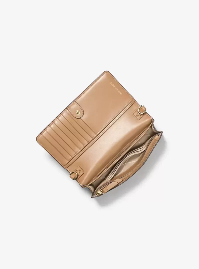 Jet Set Leather and Signature Logo Convertible Crossbody Bag Jet Set Leather and Signature Logo Convertible Crossbody Bag