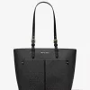 Jet Set Medium Logo Pocket Tote Bag