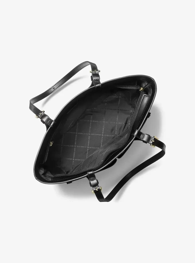 Jet Set Medium Logo Pocket Tote Bag