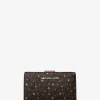 Jet Set Medium Printed Signature Logo Bi-fold Wallet