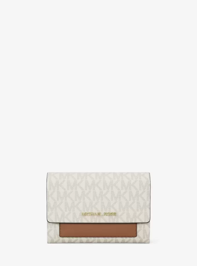 Jet Set Medium Signature Logo 2-in-1 Wallet