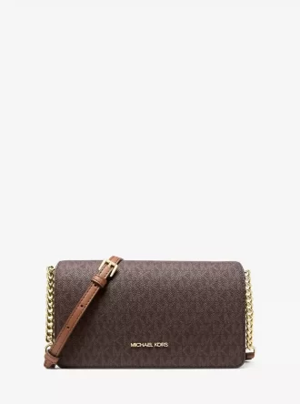 Jet Set Medium Signature Logo Crossbody Bag