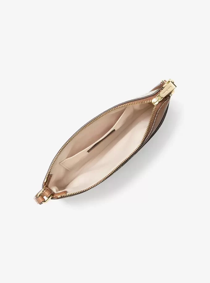 Jet Set Medium Signature Logo Wristlet