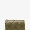 Jet Set Medium Woven Leather Crossbody Bag