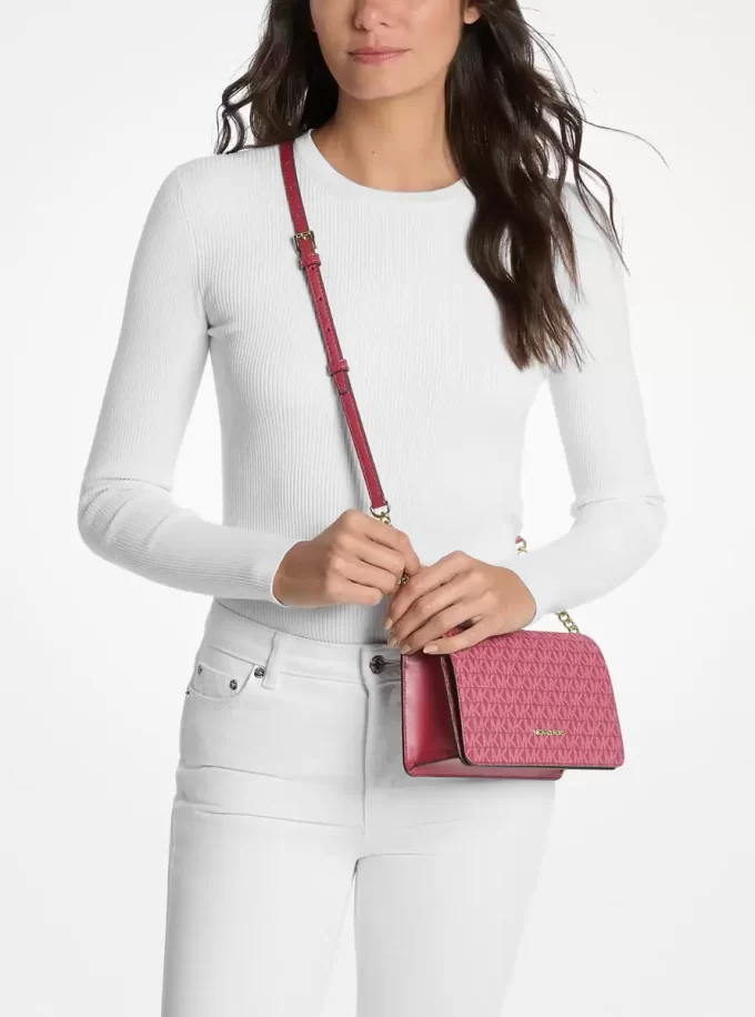 Jet Set Signature Logo Crossbody Bag