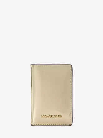 Jet Set Small Metallic Bi-Fold Wallet