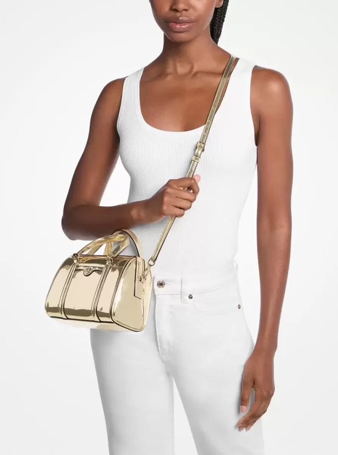 Jet Set Small Metallic Convertible Crossbody Bag