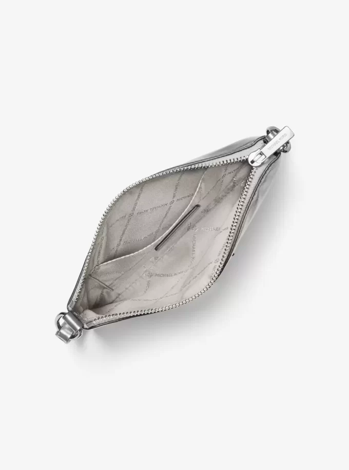 Jet Set Small Metallic Wristlet