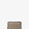 Jet Set Small MK2000 Logo Jacquard Wallet Jet Set Small MK2000 Logo Jacquard Wallet