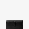 Jet Set Small Pebbled Leather Smartphone Convertible Crossbody Bag