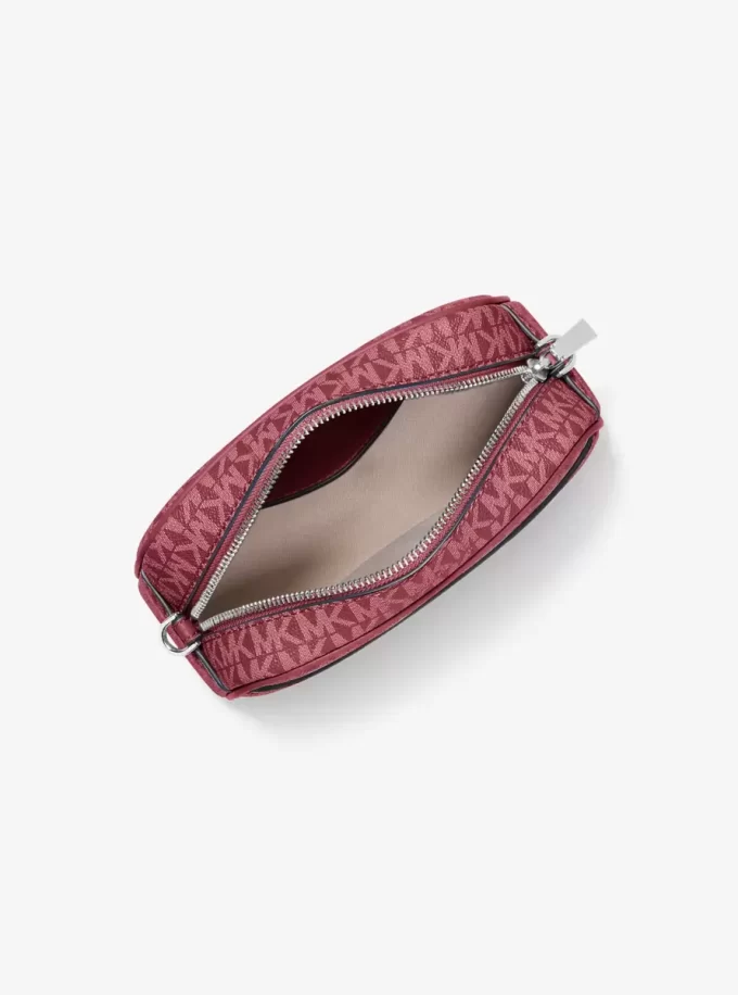 Jet Set Small Signature Logo Camera Crossbody Bag