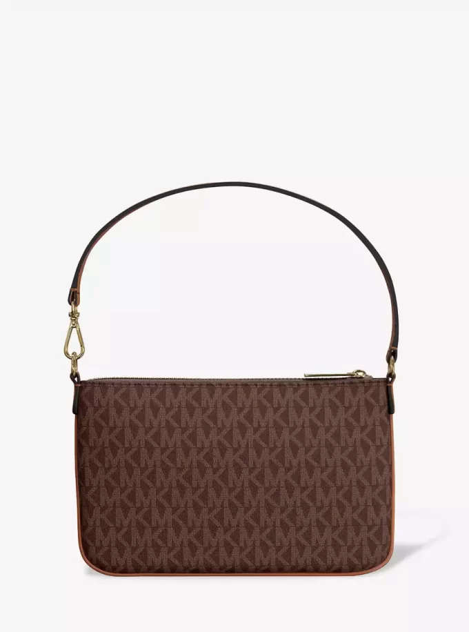 Jet Set Small Signature Logo Convertible Wristlet