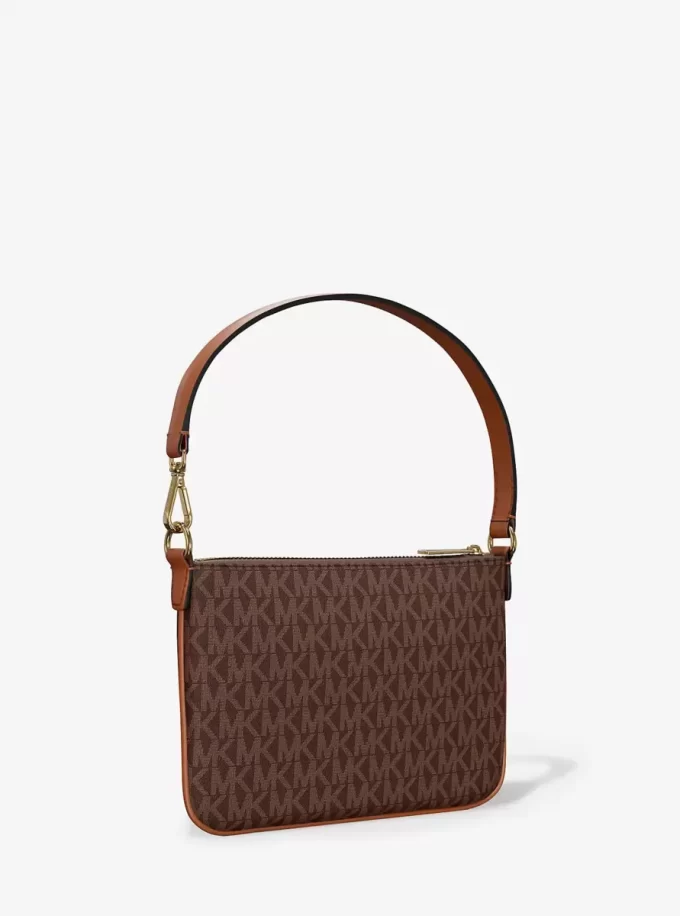 Jet Set Small Signature Logo Convertible Wristlet