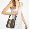 Jet Set Small Signature Logo Stripe Crossbody Bag Jet Set Small Signature Logo Stripe Crossbody Bag