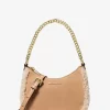Jet Set Small Suede and Faux Shearling Convertible Crossbody Bag Jet Set Small Suede and Faux Shearling Convertible Crossbody Bag