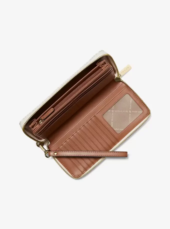 Jet Set Travel Large Logo Continental Wristlet Jet Set Travel Large Logo Continental Wristlet