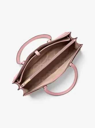 Jet Set Travel Large Saffiano Leather Pocket Tote Bag