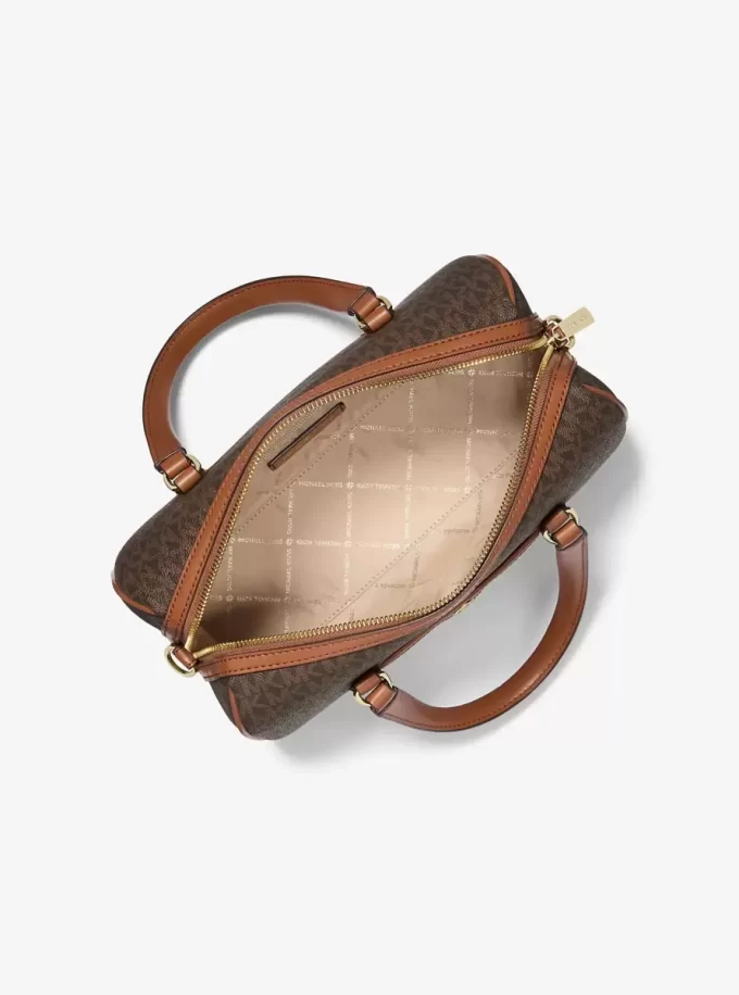 Jet Set Travel Medium Signature Logo Duffel Crossbody Bag Jet Set Travel Medium Signature Logo Duffel Crossbody Bag