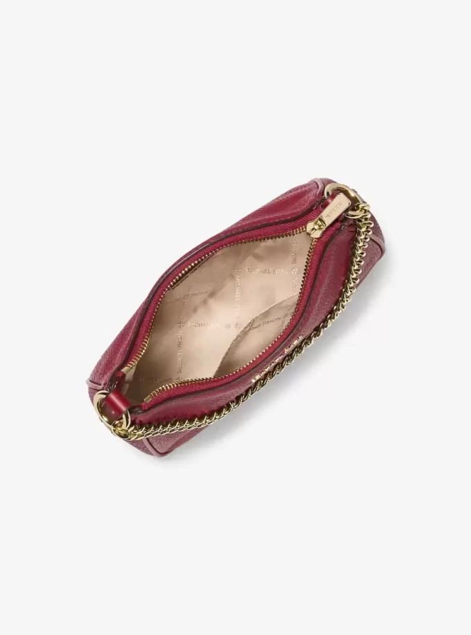 Jet Set Travel Pebbled Leather Convertible Crossbody Bag