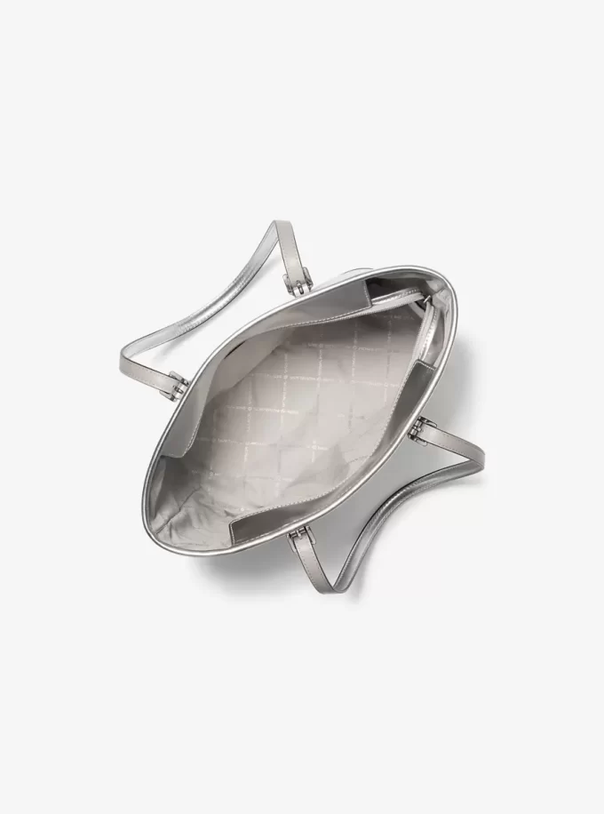 Jet Set Travel Small Metallic Logo Top-Zip Tote Bag Jet Set Travel Small Metallic Logo Top-Zip Tote Bag