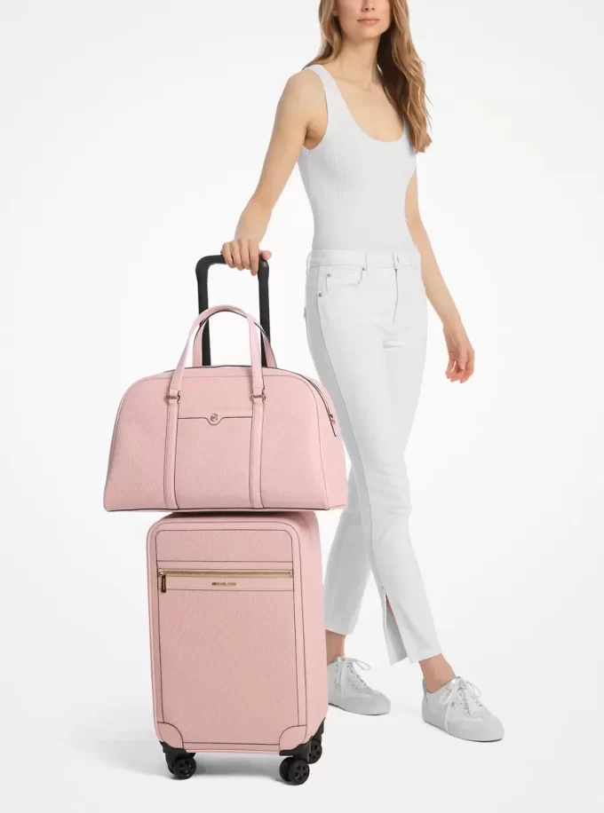 Jet Set Travel Small Signature Logo Suitcase