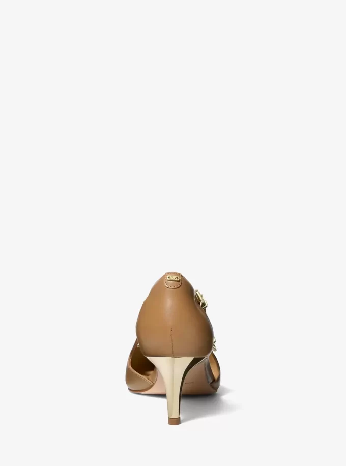 Kasia Leather Kitten Pump Kasia Leather Kitten Pump