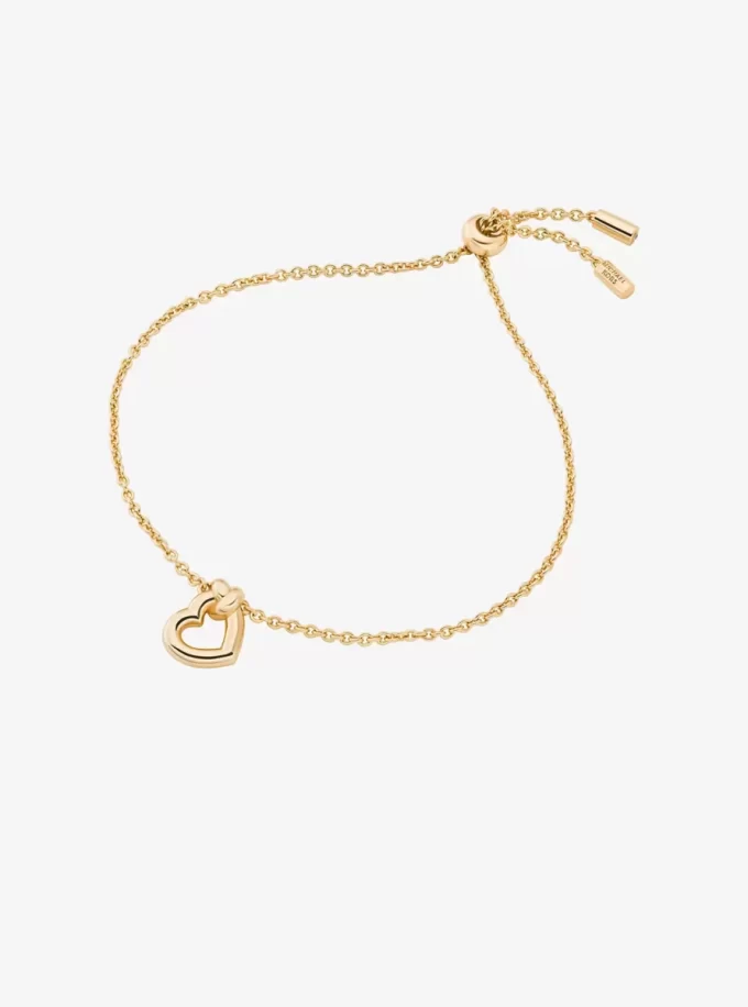Knotted Heart Bracelet
