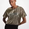 KORS Sequined Boxy T-Shirt