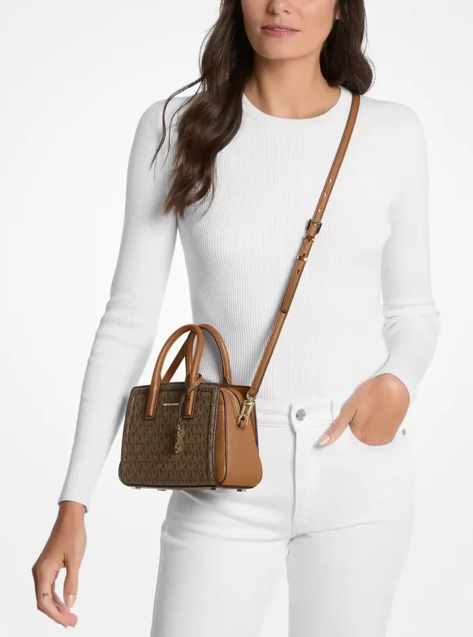 Laila Extra-Small Signature Logo Crossbody Bag