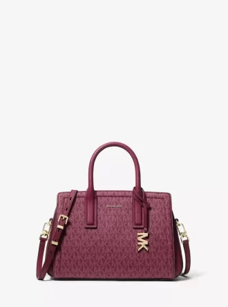 Laila Small Signature Logo Satchel