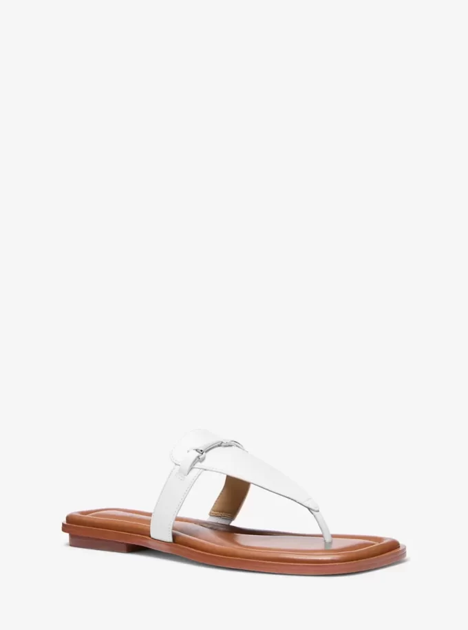 Lena Leather T-Strap Sandal Lena Leather T-Strap Sandal