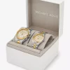 Lennox His and Hers Pavé Two-Tone Watch Set Lennox His and Hers Pavé Two-Tone Watch Set