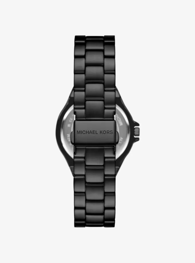 Lennox Pavé Black-Tone Watch