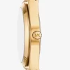 Lennox Pavé Gold-Tone Curb-Link Watch
