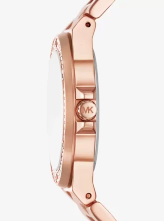 Lennox Pavé Rose Gold-Tone Watch
