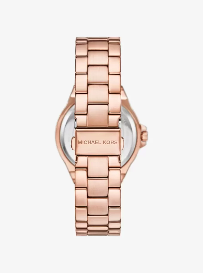 Lennox Pavé Rose Gold-Tone Watch