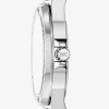 Lennox Pavé Silver-Tone Watch