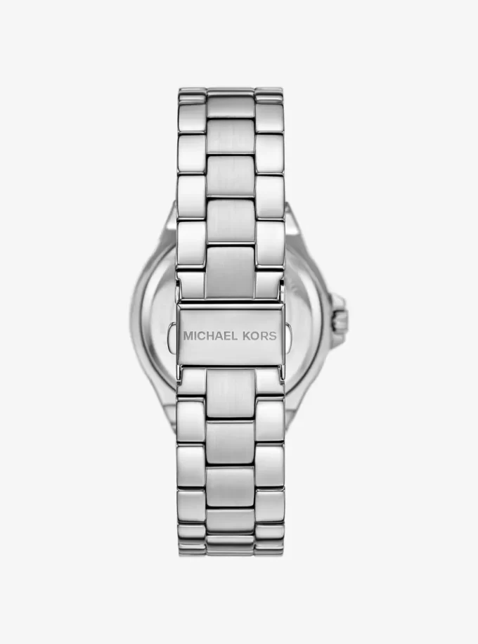 Lennox Pavé Silver-Tone Watch