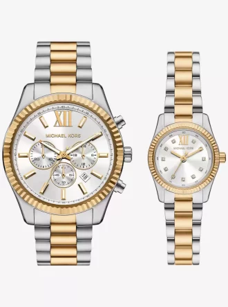 Lexington His and Hers Two-Tone Watch Set
