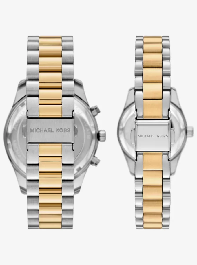 Lexington His and Hers Two-Tone Watch Set Lexington His and Hers Two-Tone Watch Set