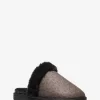 Liddy Signature Logo and Faux Fur Slipper