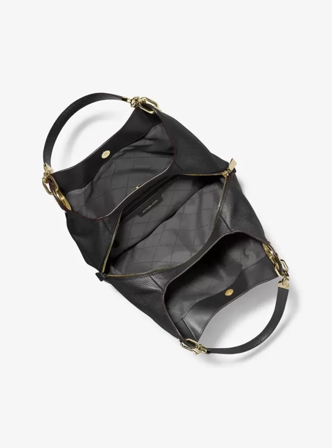 Lillie Large Pebbled Leather Shoulder Bag Lillie Large Pebbled Leather Shoulder Bag