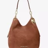 Lillie Large Suede Shoulder Bag Lillie Large Suede Shoulder Bag