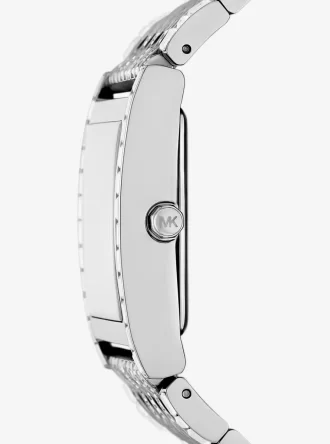 Limited-Edition Georgie Pavé Silver-Tone Watch