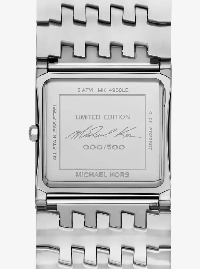 Limited-Edition Georgie Pavé Silver-Tone Watch