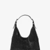 Limited-Edition Nolita Small Rhinestone Mesh Hobo Shoulder Bag Limited-Edition Nolita Small Rhinestone Mesh Hobo Shoulder Bag