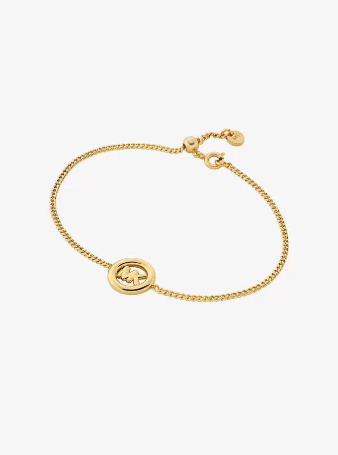 Logo Charm Slider Bracelet