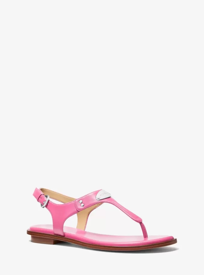 Logo Plate T-Strap Sandal Logo Plate T-Strap Sandal